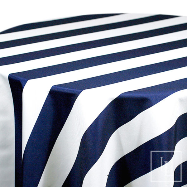 Navy/White Cabana Stripe